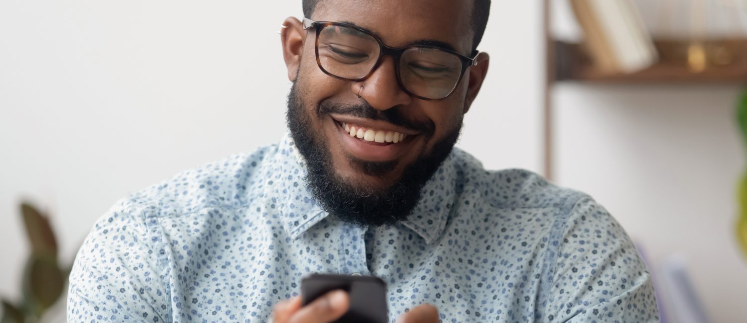 Man with cell phone