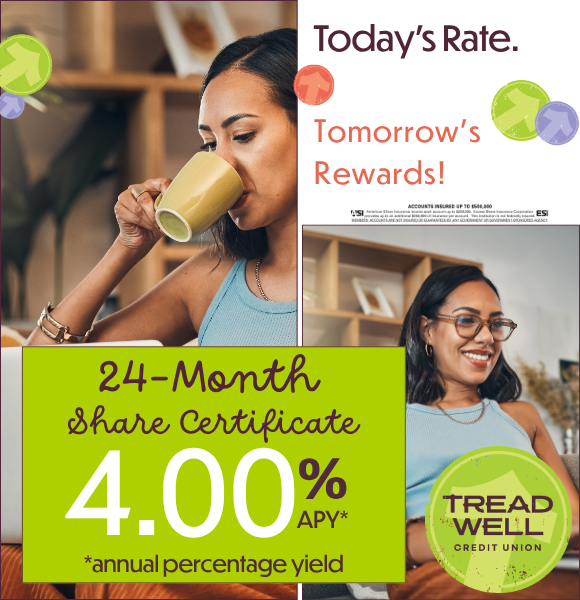 24 Month Share Certificate Special Rate